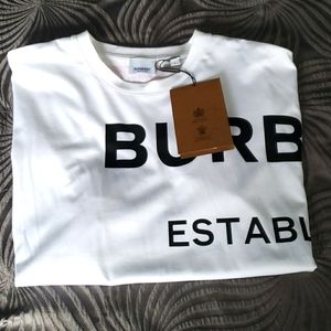 Nwt burberry oversized horseferry tshirt